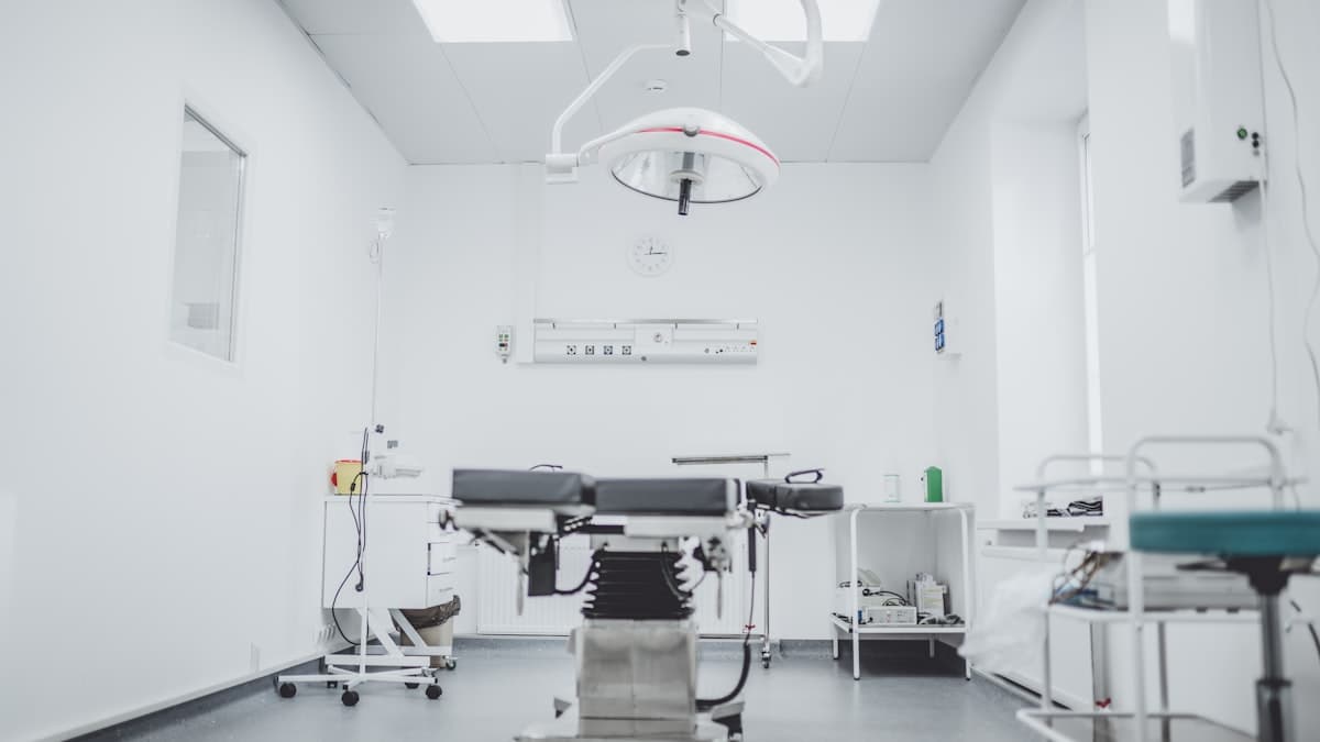 Modern medical clinic room